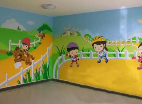 普洱幼儿园墙体彩绘制作流程及注意事项