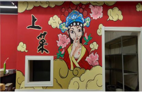 普洱墙体彩绘的发展和应用